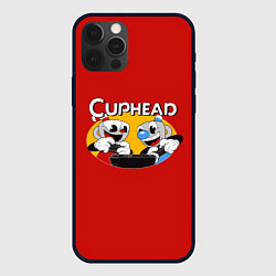 Чехол для iPhone 12 Pro Cuphead and Mugman Gamers, цвет: 3D-черный