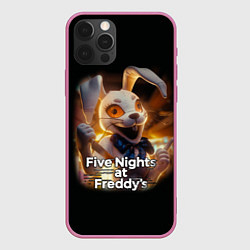 Чехол для iPhone 12 Pro Five Nights at Freddys: Security Breach - Ванни, цвет: 3D-малиновый