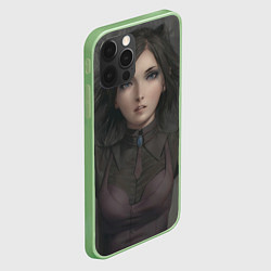 Чехол для iPhone 12 Pro Красотка Рил - эрго прокси, цвет: 3D-салатовый — фото 2