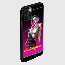 Чехол для iPhone 12 Pro Judy Cyberpunk2077, цвет: 3D-черный — фото 2