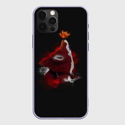 Чехол iPhone 12 Pro Fox and butterfly