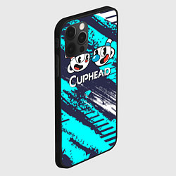 Чехол для iPhone 12 Pro Cuphead две чашечки, цвет: 3D-черный — фото 2
