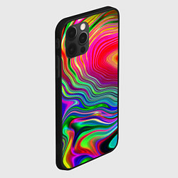 Чехол для iPhone 12 Pro Expressive pattern Neon, цвет: 3D-черный — фото 2