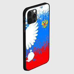 Чехол для iPhone 12 Pro Я русский герб, цвет: 3D-черный — фото 2