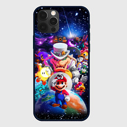 Чехол для iPhone 12 Pro Super Mario Odyssey Space Video game, цвет: 3D-черный