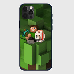 Чехол для iPhone 12 Pro Minecraft Heroes Video game, цвет: 3D-черный