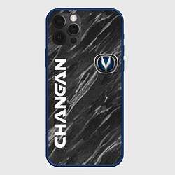 Чехол для iPhone 12 Pro ЧАНГАН МРАМОР CHANGAN, цвет: 3D-тёмно-синий