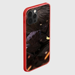 Чехол для iPhone 12 Pro Опасный Торфинн, цвет: 3D-красный — фото 2