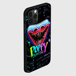 Чехол для iPhone 12 Pro POPPY PLAYTIME HAGGY WAGGY - ПОППИ ПЛЕЙТАЙМ краска, цвет: 3D-черный — фото 2