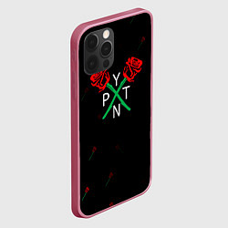 Чехол для iPhone 12 Pro ТИКТОКЕР - PAYTON MOORMEIE - ROSE, цвет: 3D-малиновый — фото 2