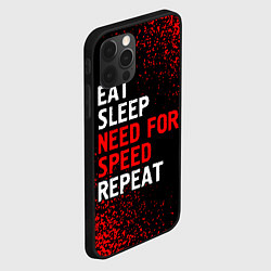 Чехол для iPhone 12 Pro Eat Sleep Need for Speed Repeat - Спрей, цвет: 3D-черный — фото 2