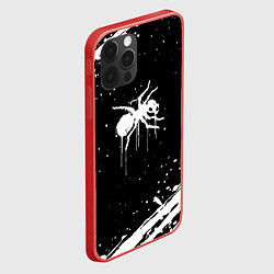 Чехол для iPhone 12 Pro The prodigy - паук, цвет: 3D-красный — фото 2