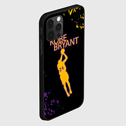 Чехол для iPhone 12 Pro Kobe Bryant Баскетболист 24, цвет: 3D-черный — фото 2