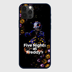 Чехол для iPhone 12 Pro Five Nights at Freddys Луна паттерн, цвет: 3D-черный