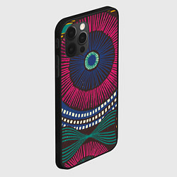 Чехол для iPhone 12 Pro Африка Орнамент, цвет: 3D-черный — фото 2