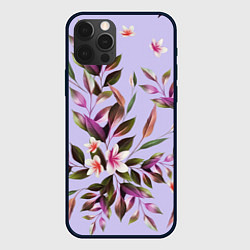 Чехол для iPhone 12 Pro Цветы Вересковый Сад, цвет: 3D-черный