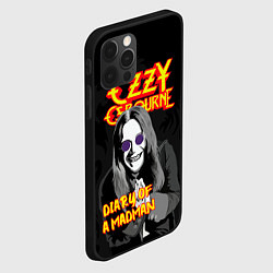 Чехол для iPhone 12 Pro OZZY OSBOURNE ОЗЗИ ОСБОРН, цвет: 3D-черный — фото 2