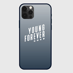 Чехол для iPhone 12 Pro Навечно молодой Young forever, цвет: 3D-черный