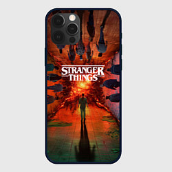 Чехол для iPhone 12 Pro Stranger Things 4 Измерения, цвет: 3D-черный