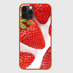 Чехол iPhone 12 Pro Strawberries