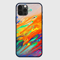 Чехол для iPhone 12 Pro Буйство красок Лето Riot of colors Summer, цвет: 3D-черный