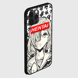 Чехол для iPhone 12 Pro HENTAI SCHOOL GIRL ХЕНТАЙ ШКОЛЬНИЦА, цвет: 3D-черный — фото 2