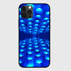 Чехол для iPhone 12 Pro GLOWING SPOTLIGHTS, цвет: 3D-черный