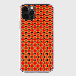 Чехол для iPhone 12 Pro COLOR PATTERNED BACKGROUND, цвет: 3D-светло-сиреневый