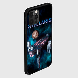 Чехол для iPhone 12 Pro Stellaris космический корабль, цвет: 3D-черный — фото 2