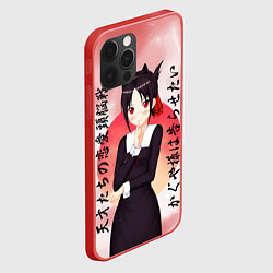 Чехол для iPhone 12 Pro Госпожа Кагуя Kaguya-sama, цвет: 3D-красный — фото 2