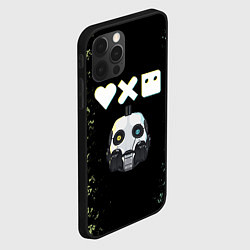 Чехол для iPhone 12 Pro Love, Death and Robots Pattern, цвет: 3D-черный — фото 2