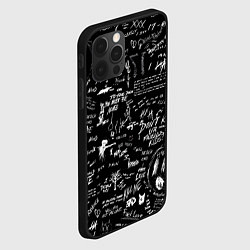 Чехол для iPhone 12 Pro XXXTENTACION LOGOBOMBING, цвет: 3D-черный — фото 2