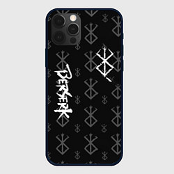 Чехол для iPhone 12 Pro Berserk bleck mask манга, цвет: 3D-черный