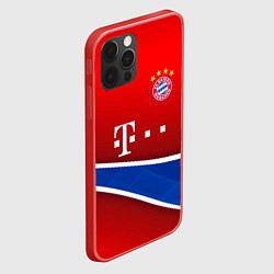 Чехол для iPhone 12 Pro Bayern munchen sport, цвет: 3D-красный — фото 2