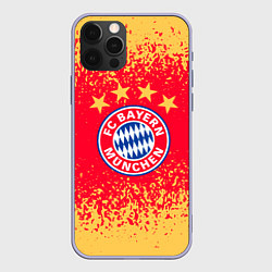 Чехол iPhone 12 Pro Bayern munchen красно желтый фон
