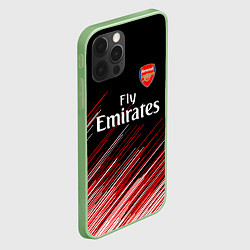 Чехол для iPhone 12 Pro Arsenal полосы, цвет: 3D-салатовый — фото 2