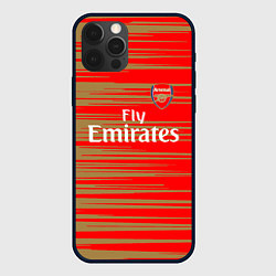 Чехол для iPhone 12 Pro Arsenal fly emirates, цвет: 3D-черный