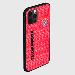 Чехол для iPhone 12 Pro BAYERN MUNCHEN БАВАРИЯ football club, цвет: 3D-черный — фото 2