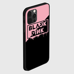 Чехол для iPhone 12 Pro BLACKPINK BIG LOGO, цвет: 3D-черный — фото 2