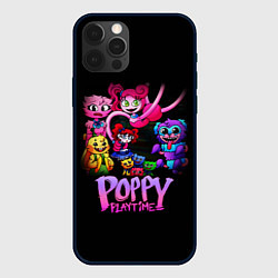 Чехол для iPhone 12 Pro POPPY PLAYTIME chapter 2 персонажи игры, цвет: 3D-черный