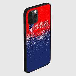 Чехол для iPhone 12 Pro Atletico madrid атлетико мадрид брызги красок, цвет: 3D-черный — фото 2