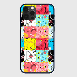 Чехол iPhone 12 Pro COLORED GEOMETRIC SHAPES