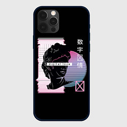 Чехол для iPhone 12 Pro Digital Love, цвет: 3D-черный