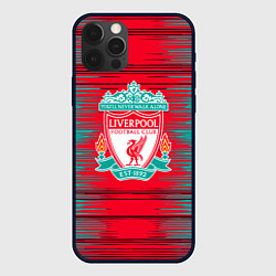 Чехол для iPhone 12 Pro Ливерпуль logo, цвет: 3D-черный