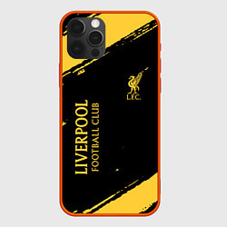 Чехол для iPhone 12 Pro Liverpool fc ливерпуль фс, цвет: 3D-красный