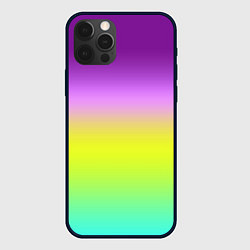 Чехол iPhone 12 Pro Multicolored Ombre gradient