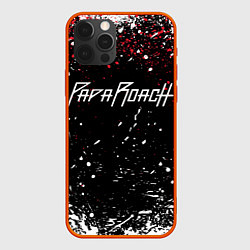 Чехол для iPhone 12 Pro Papa roach Брызги, цвет: 3D-красный