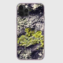 Чехол для iPhone 12 Pro Каменная Стена С Мхом, цвет: 3D-серый