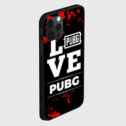 Чехол для iPhone 12 Pro PUBG Love Классика, цвет: 3D-черный — фото 2