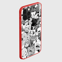 Чехол для iPhone 12 Pro Тяжёлый труд в подземелье pattern, цвет: 3D-красный — фото 2